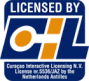 Логотип Сублицензия Curacao Interactive Licensing N.V.